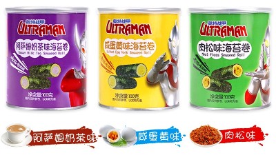 新品上新 | 咔嚓一下~爱上一片有内涵的夹心海苔！
